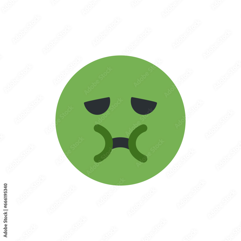 Fototapeta premium Nauseated Face