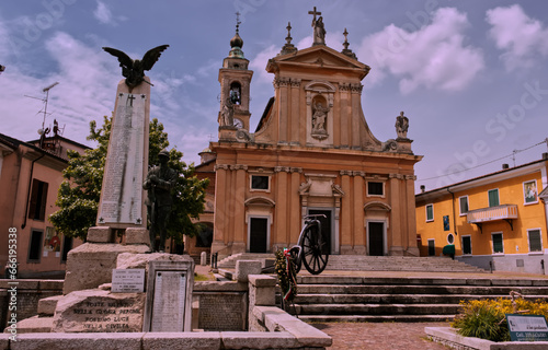 Church of Gravellona Lomellina. photo