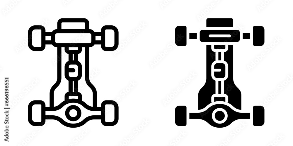Chassis Icon, for mobile concept and web design. vector illustration Chassis Icon, for mobile concept and web design. vector illustration