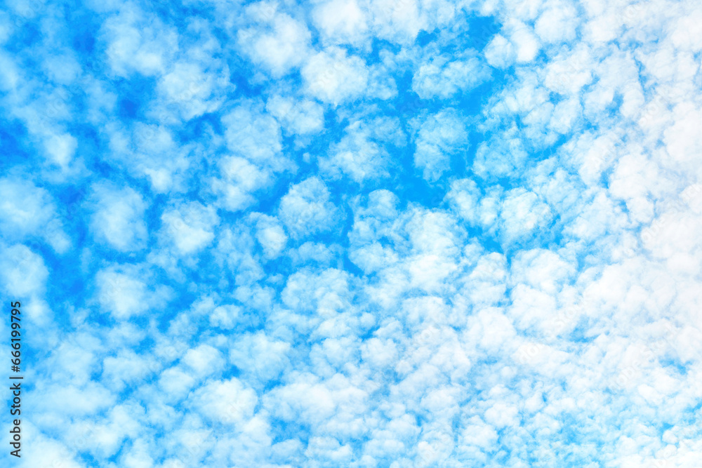 Abstract Background of High Altitude White Clouds in the Blue Sky Abstract Background of High Altitude White Clouds in the Blue Sky