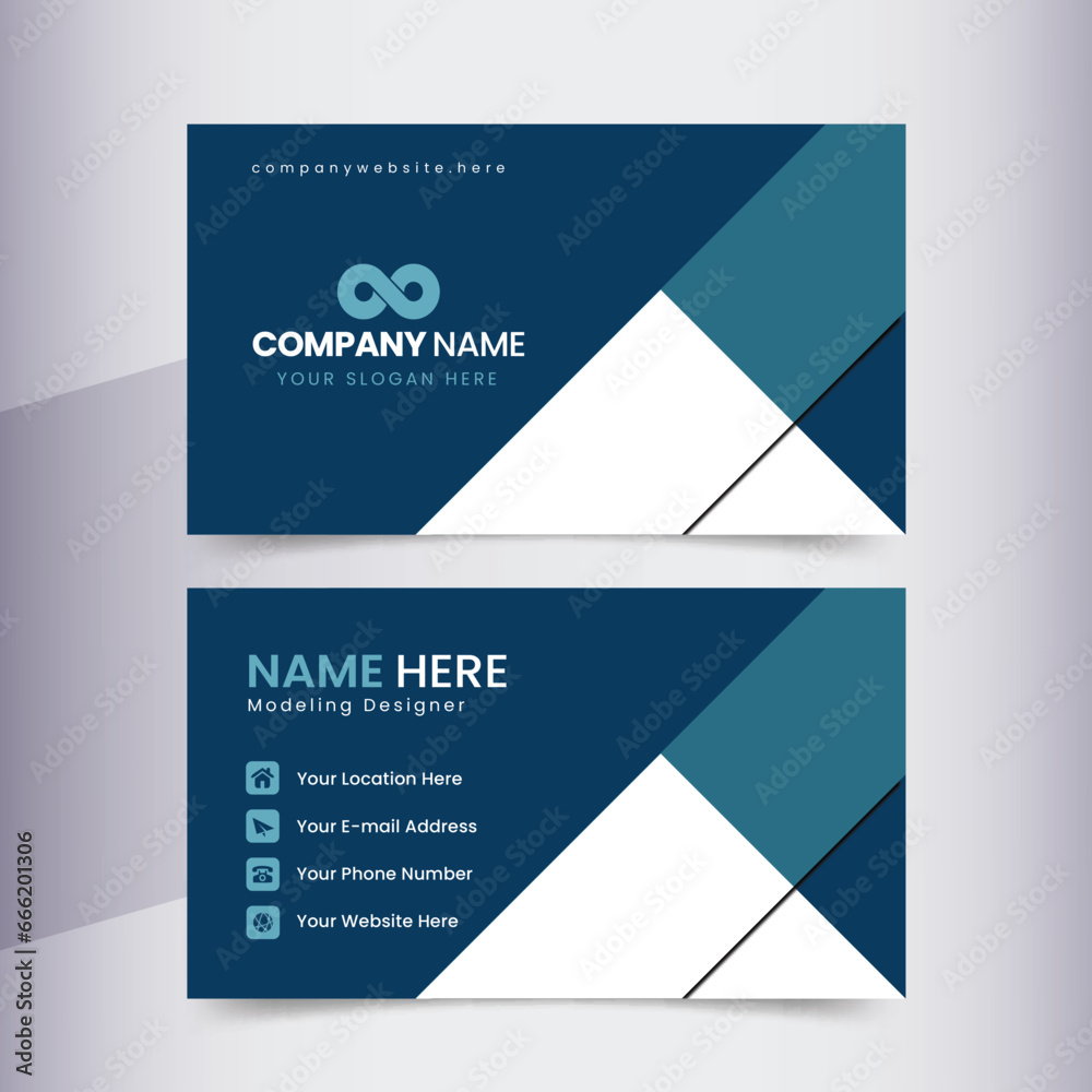 Stylish Corporate Card Layout