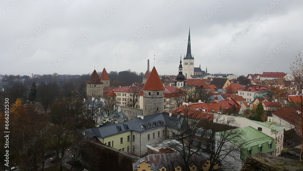 Fototapeta premium View of Tallin old town