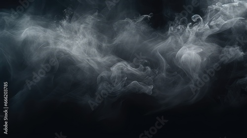 smoke on black background © Hamza