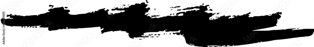 Abstract Brush Stroke, Vector Shape, Divider, and Black Paint Accent Abstract Brush Stroke, Vector Shape, Divider, and Black Paint Accent