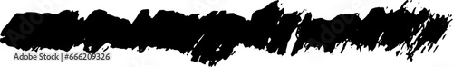 Abstract Brush Stroke, Vector Shape, Divider, and Black Paint Accent