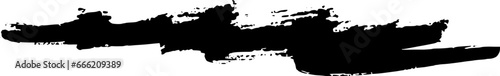 Abstract Brush Stroke, Vector Shape, Divider, and Black Paint Accent
