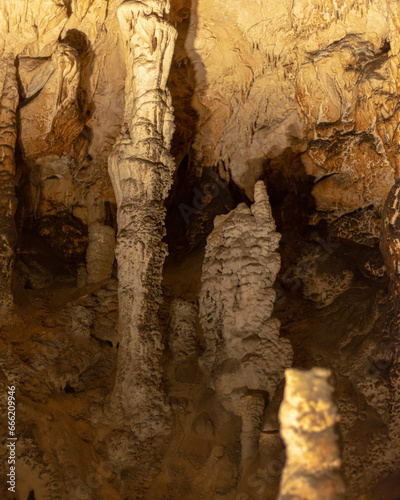 Cerovacke caves, rock formations, famous natural phenomena in Velebit nature park, Croatia, Cerovac photo