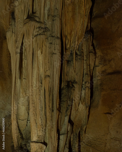 Cerovacke caves, rock formations, famous natural phenomena in Velebit nature park, Croatia, Cerovac photo