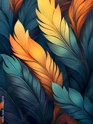 Color feather PPT background poster wallpaper web page © Derby
