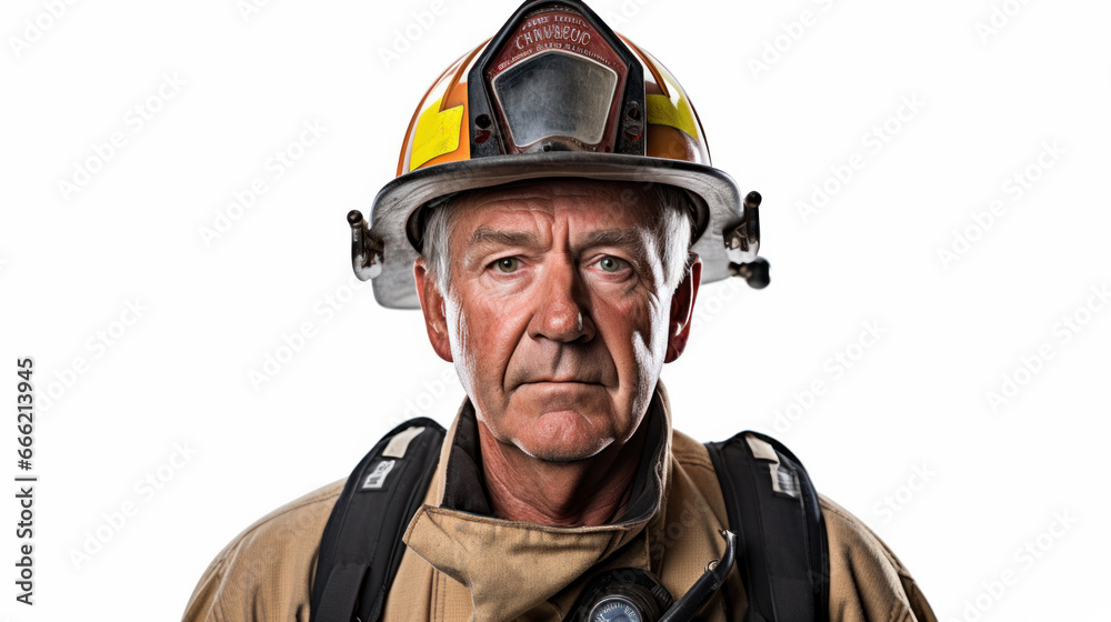 Fototapeta premium Portraits of American firemen 