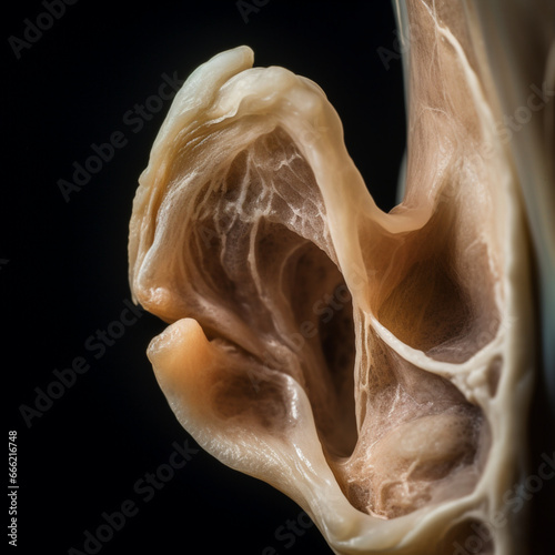 close up of a seashell