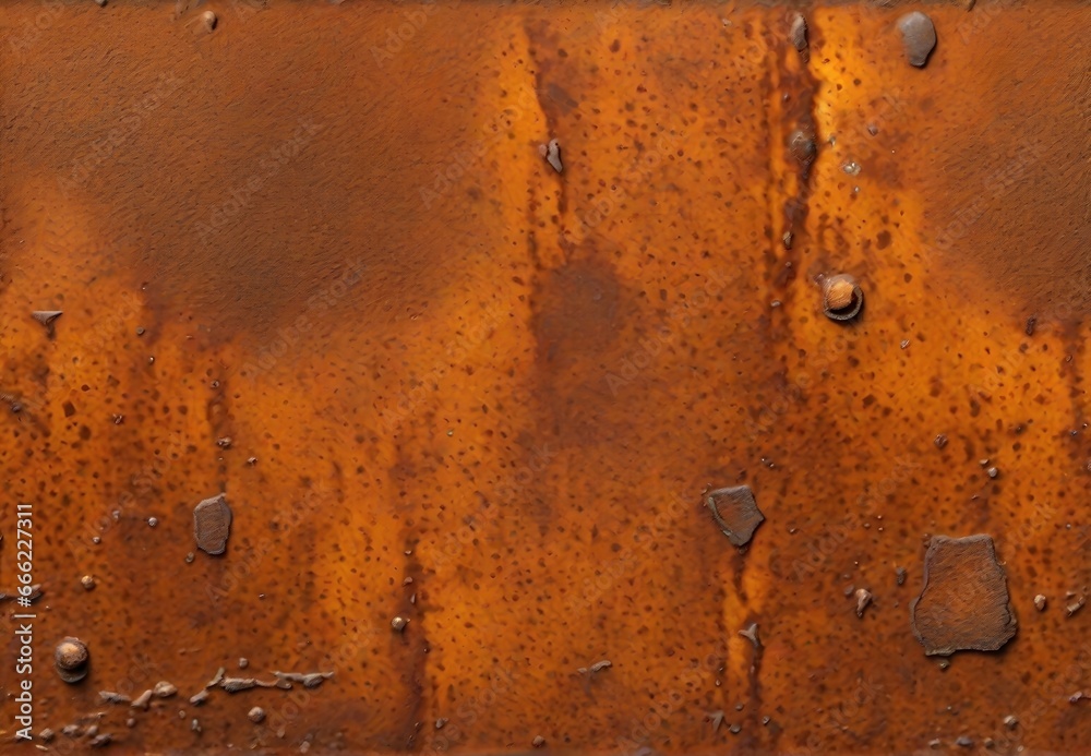 Immerse yourself in the tactile charm of a close-up rust texture ...