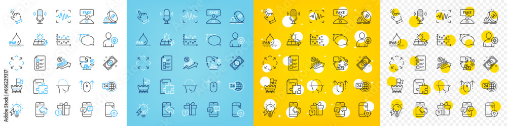 Vector icons set of Secret gift, Voice wave and Cursor line icons pack for web with Supply chain, Seo phone, 24h service outline icon. Voting ballot, Inflation, Incoming call pictogram. Vector Vector icons set of Secret gift, Voice wave and Cursor line icons pack for web with Supply chain, Seo phone, 24h service outline icon. Voting ballot, Inflation, Incoming call pictogram. Vector