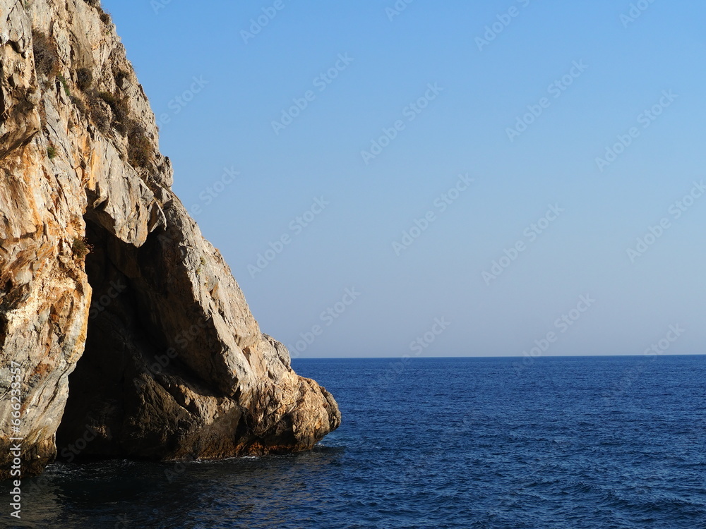 Sea cave in Greece