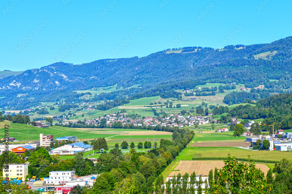 Balsthal, Bezirk Thal des Kantons Solothurn (Schweiz)