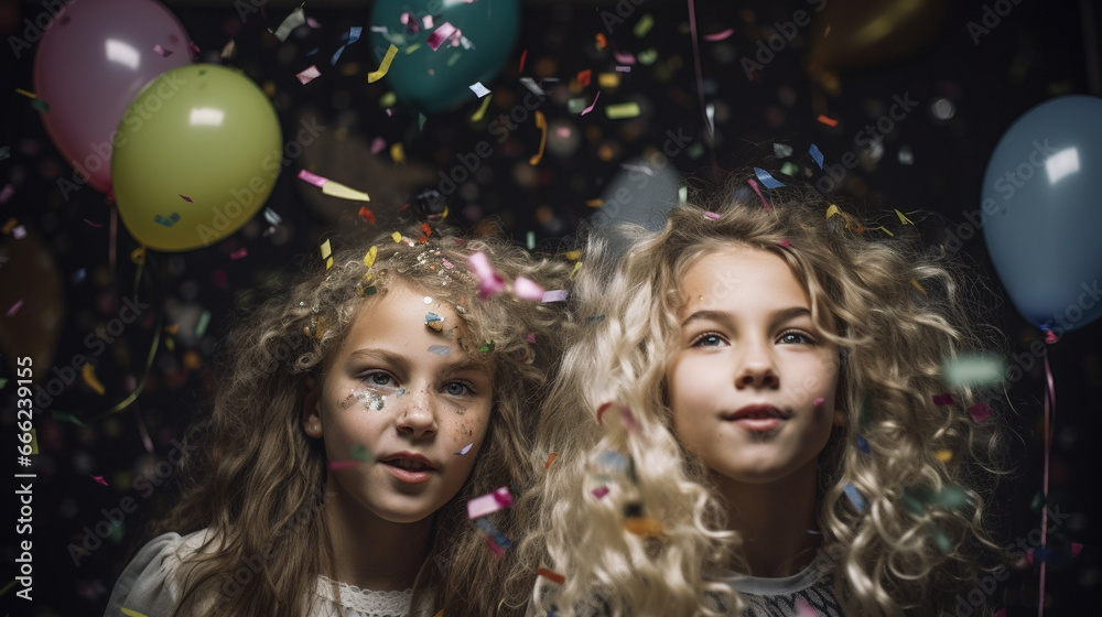 Fun children's party. AI Generated Fun children's party. AI Generated