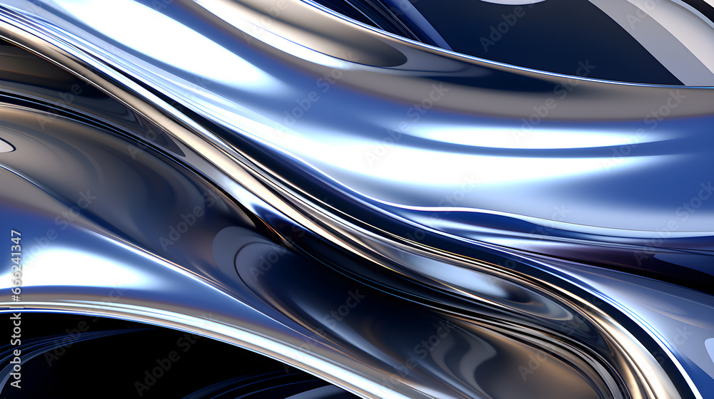 Metallic background Close up in sheet style and white with silver colors Metallic background Close up in sheet style and white with silver colors