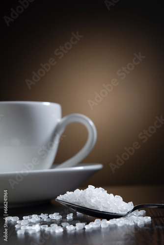 Wallpaper Mural Closeup of sugar spoon at table Torontodigital.ca