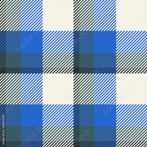 Plaid textile check of fabric tartan texture with a seamless background vector pattern.