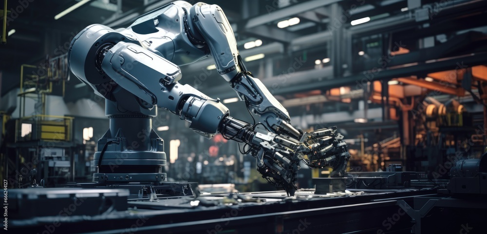 robot arm assembly machine factory workshop sparks photo manufacturing automated production robot arm assembly machine factory workshop sparks photo manufacturing automated production