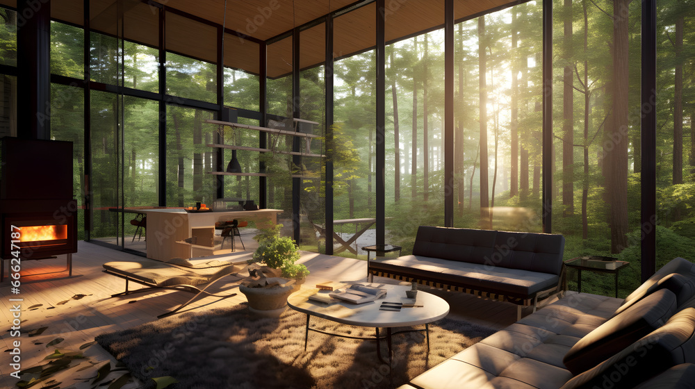 In_the_heart_of_the_woods_a_modern_architectural In_the_heart_of_the_woods_a_modern_architectural