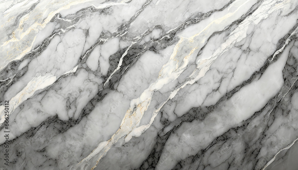 Fototapeta premium Marble background.Abstract white marble with gray texture.Stone surface. 