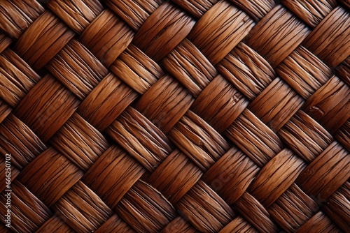 Woven Basket Close-up  A macro view emphasizing the unique beauty of the woven texture.