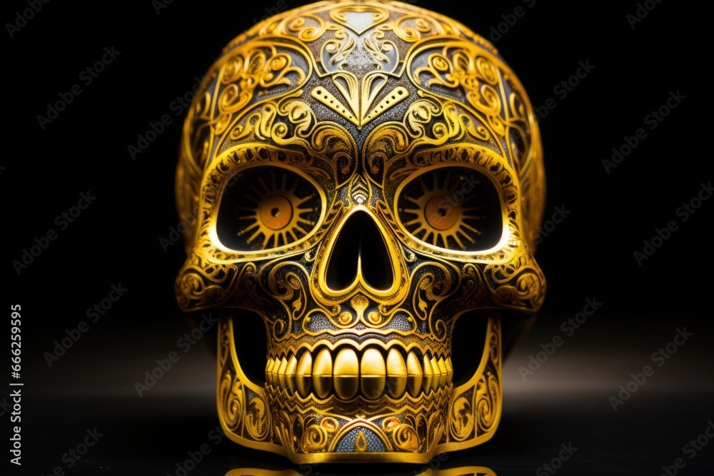 Mexican skull design