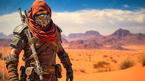 Desert Nomad Vigilante, generative ai