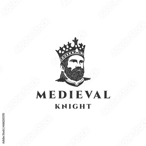 Medieval Crusades Knight Warrior Lord War King, Illustration