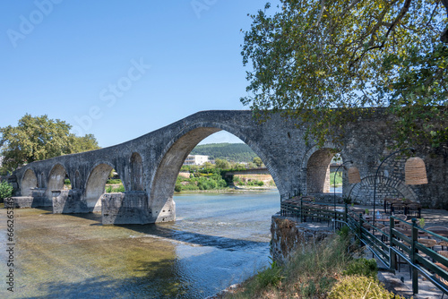 Arta bridge over Arachthos river, Epirus, Greece
