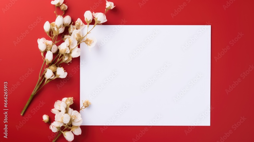 red marriage invitation postcard paper mockup romance letter floral wedding blank paper template red marriage invitation postcard paper mockup romance letter floral wedding blank paper template