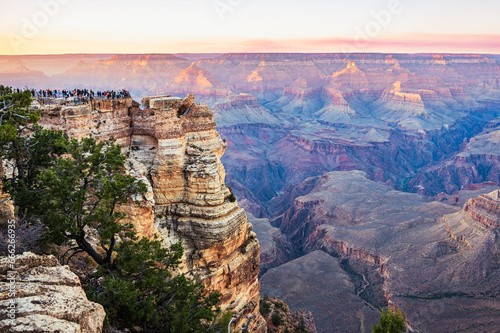sunset time at grand canyon national park 