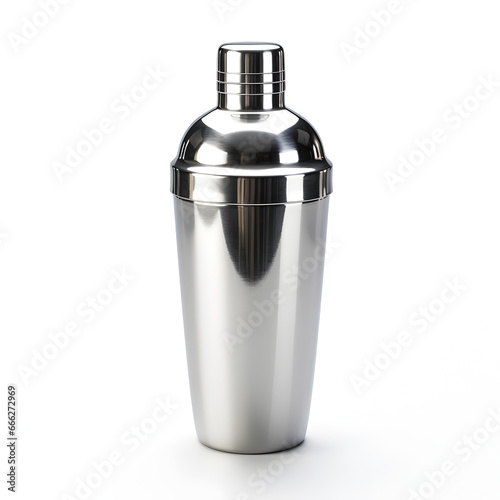 Martini shaker isolated on a white background 