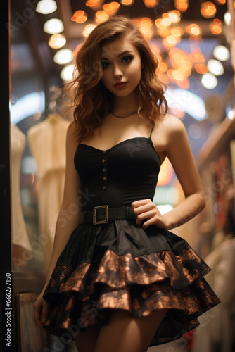 Glamour photoshoot of an 19-year-old model