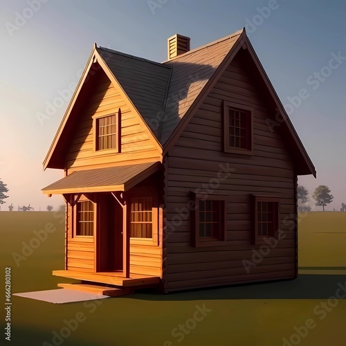 Wooden house