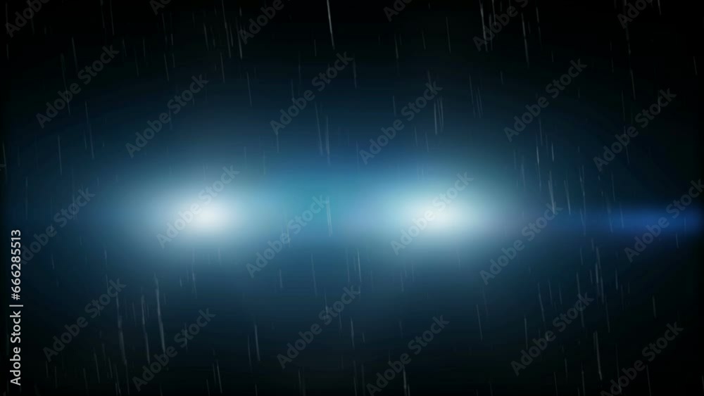Headlights in the rain at night Headlights in the rain at night