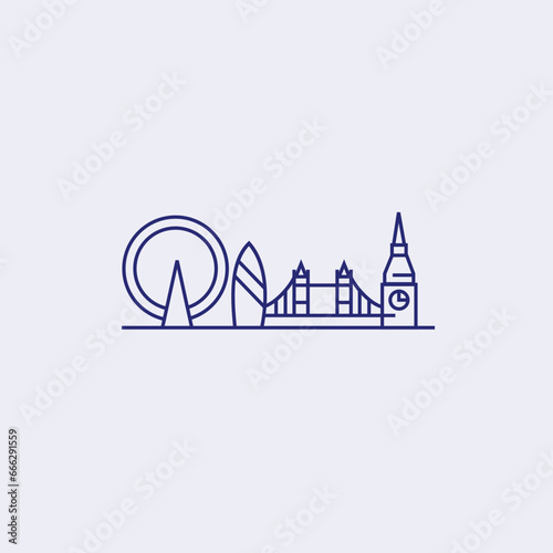 london city skyline logo