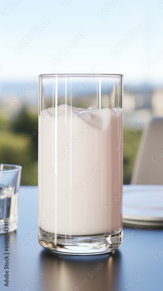 Milk in glass on the table UHD wallpaper Stock Photographic Image Milk in glass on the table UHD wallpaper Stock Photographic Image