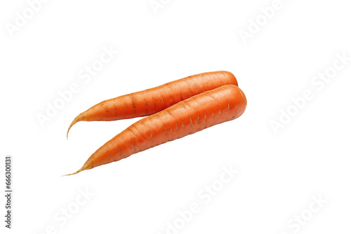 carrot isolated on white background. Png file