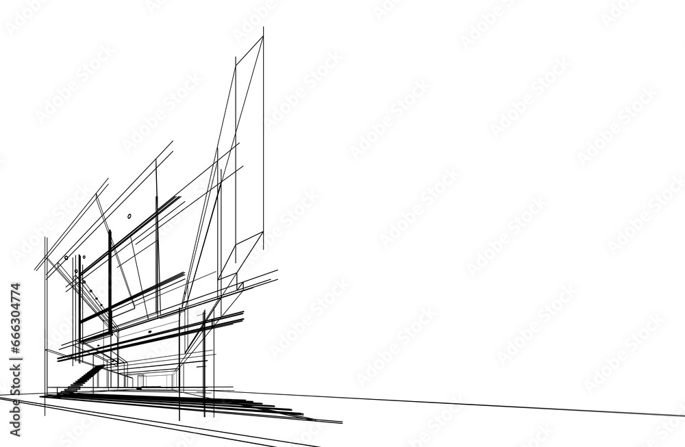 building sketch architectural 3d rendering building sketch architectural 3d rendering
