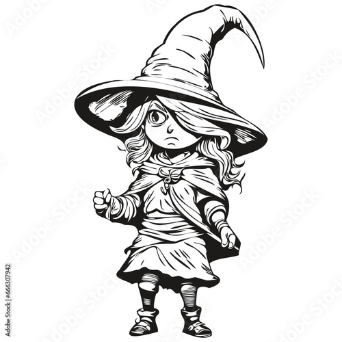 Ethereal Image of a Scary Spellcasting Phenomenon for Halloween