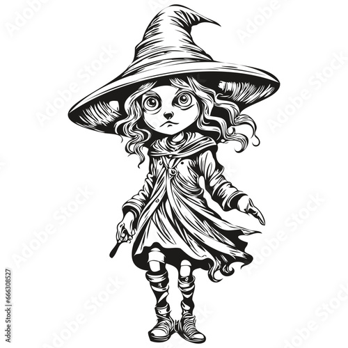 Haunting Hand-Drawn Witchcraft