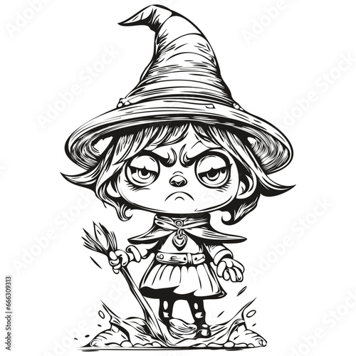 Scary Image of a Halloween Sorcery Entity