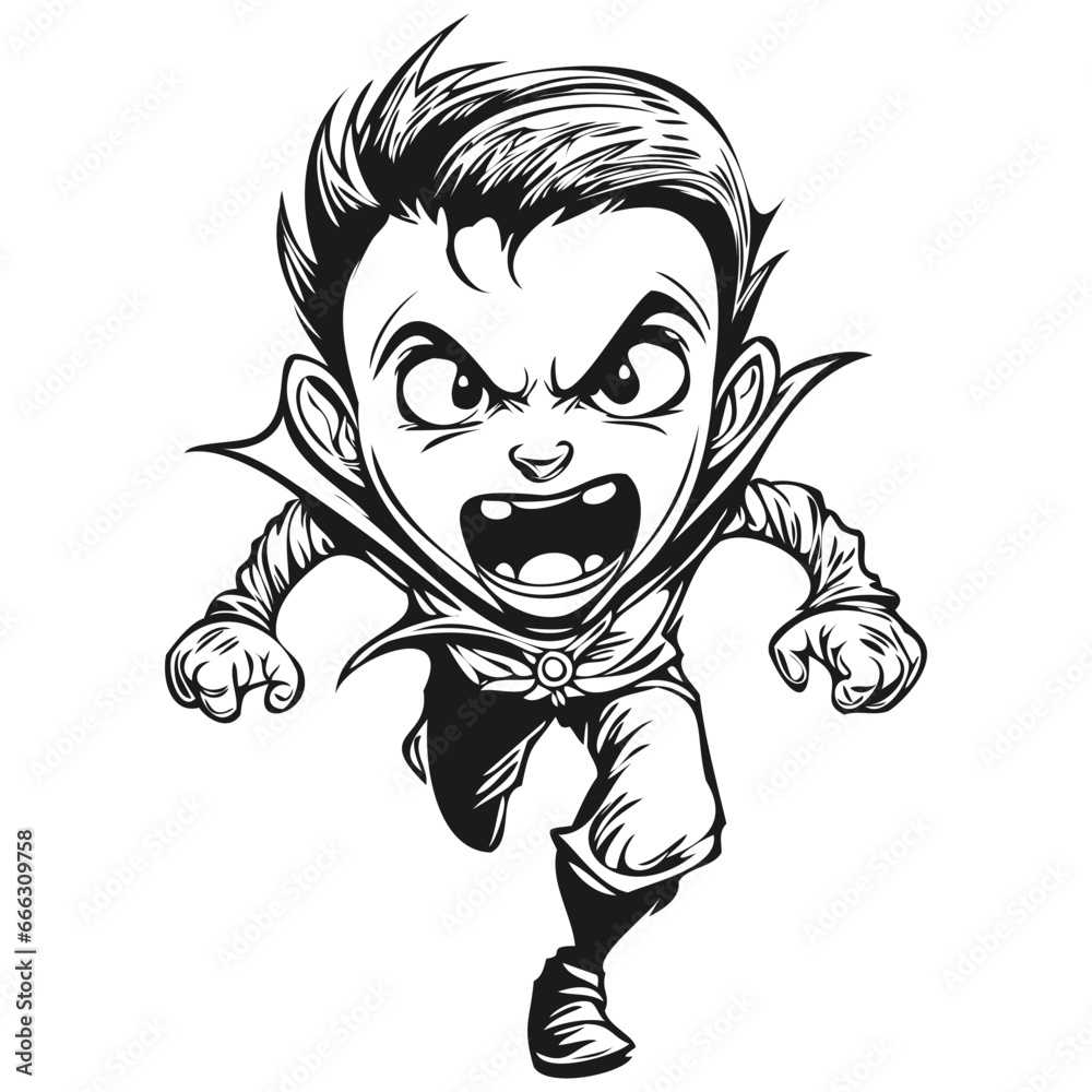 Transparent Image of a Vampiric Entity in Spooky Halloween Transparent Image of a Vampiric Entity in Spooky Halloween