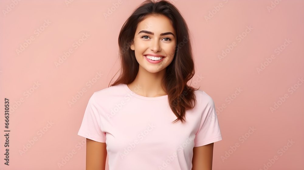 portrait of young happy woman portrait of young happy woman