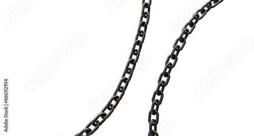chain isolated on transparent