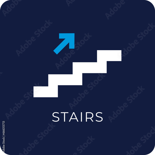 Stairs Sign Icon