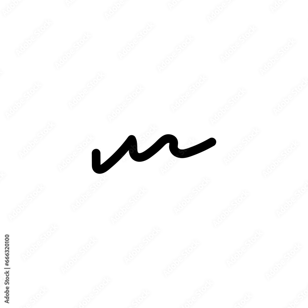 wave doodle line group for decoration wave doodle line group for decoration