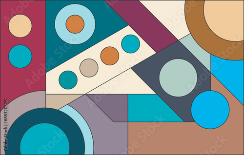 colorful abstract art for wall decoration